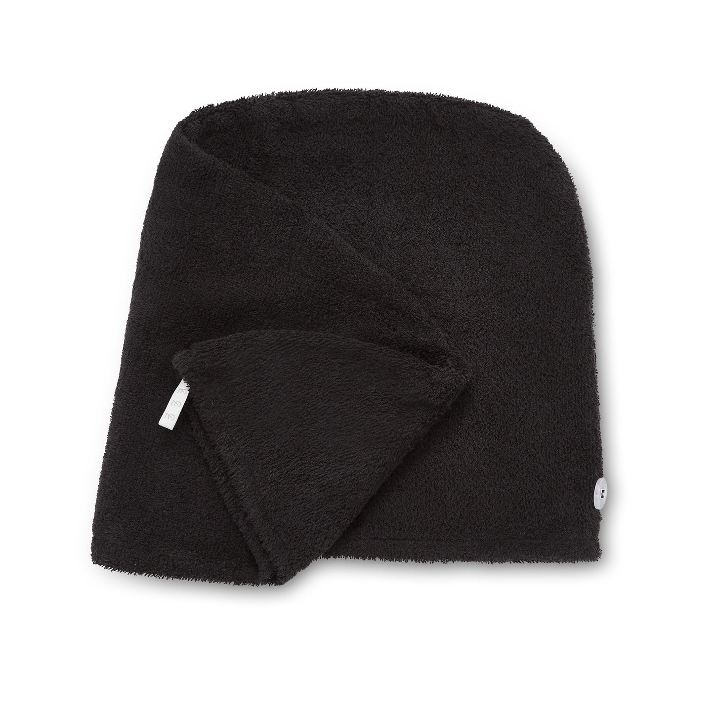Catherine Lansfield Quick Dry Hair Turban Towel (Pair) - Black