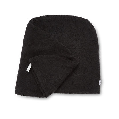 Catherine Lansfield Quick Dry Hair Turban Towel (Pair) - Black