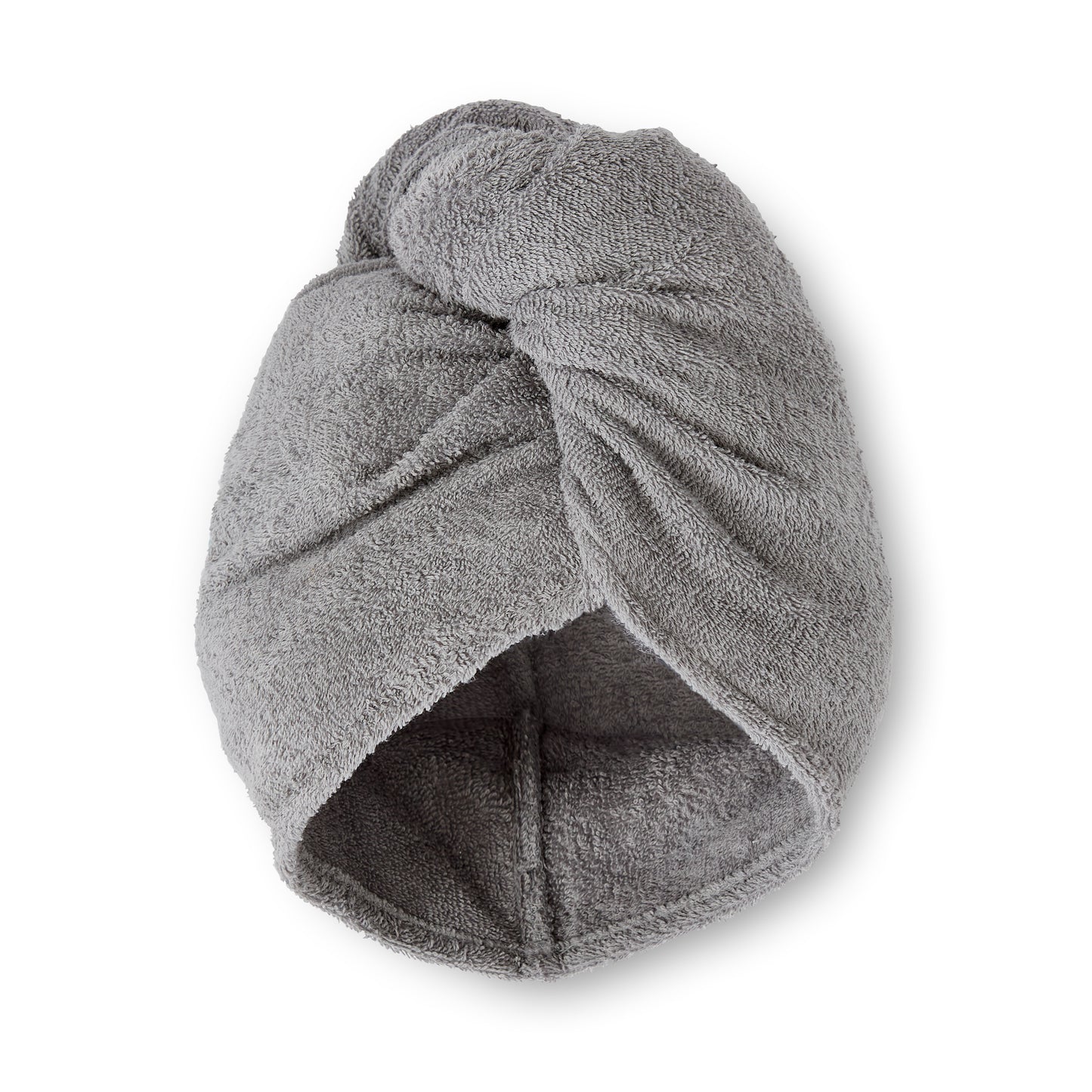 Catherine Lansfield Quick Dry Hair Turban Towel (Pair) - Grey