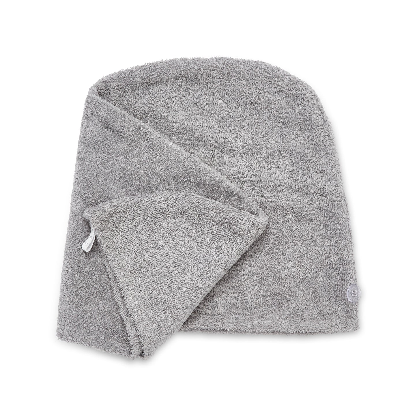 Catherine Lansfield Quick Dry Hair Turban Towel (Pair) - Grey