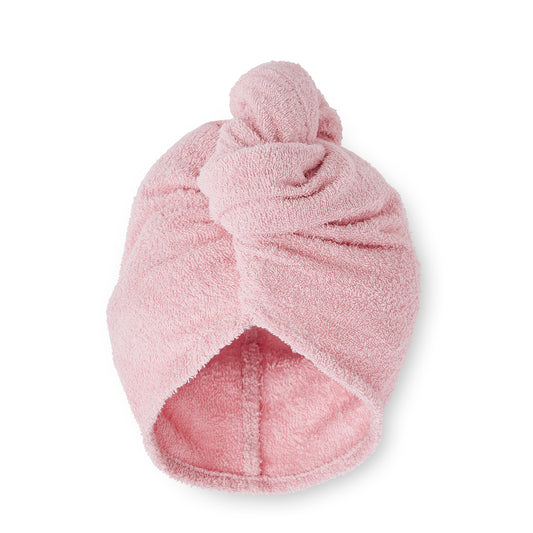 Catherine Lansfield Quick Dry Hair Turban Towel (Pair) - Pink