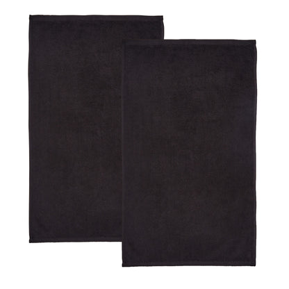 Catherine Lansfield Quick Dry Bath Towels - Black