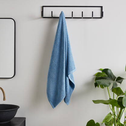 Catherine Lansfield Quick Dry Bath Towels - Blue