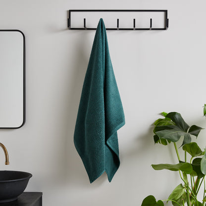 Catherine Lansfield Quick Dry Bath Towels - Forest Green