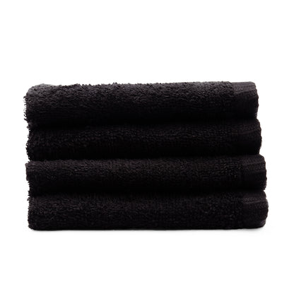 Catherine Lansfield Quick Dry Bath Towels - Black