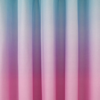 Catherine Lansfield Ombre Rainbow Clouds Eyelet Curtains