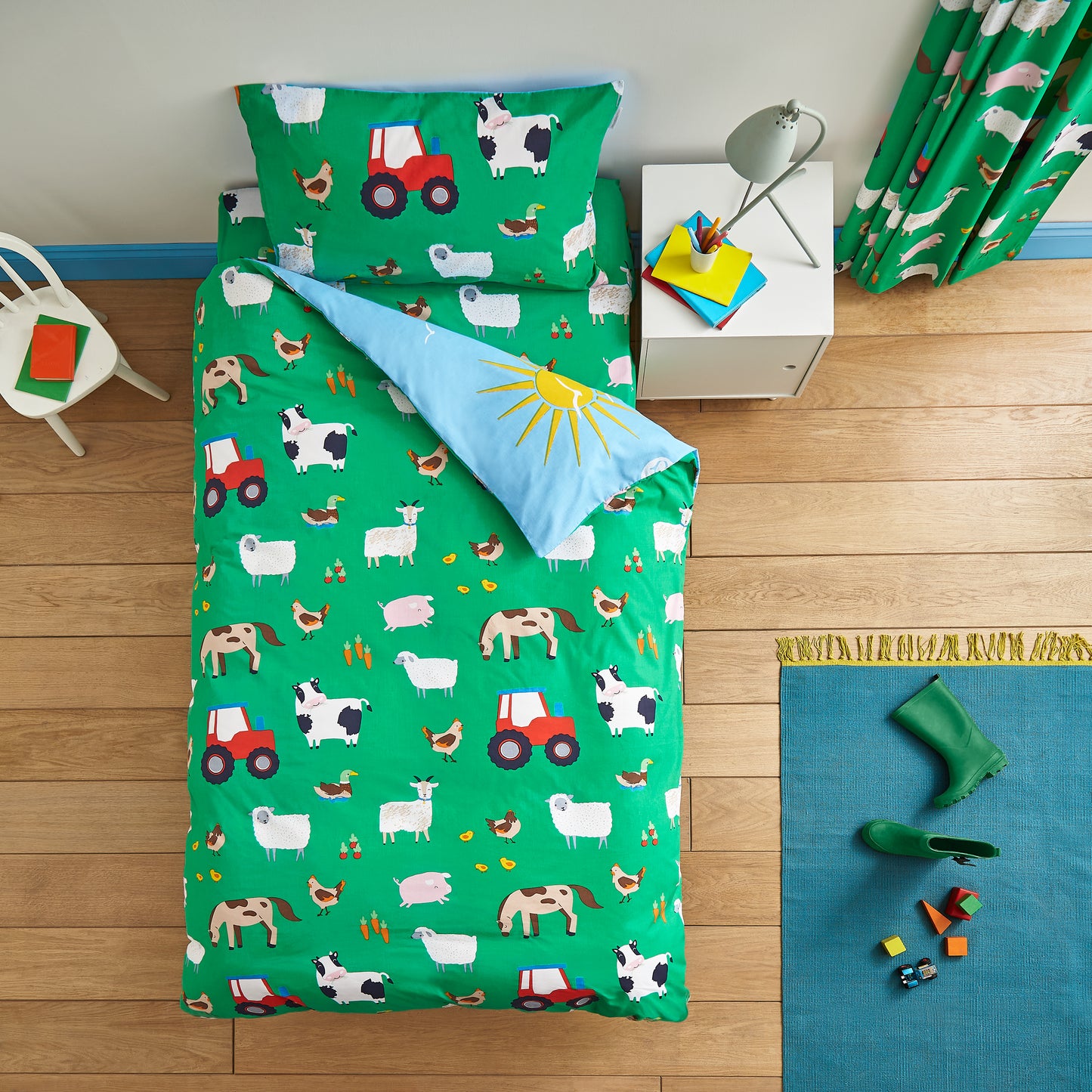 Catherine Lansfield Farmyard Animals Duvet Cover Set