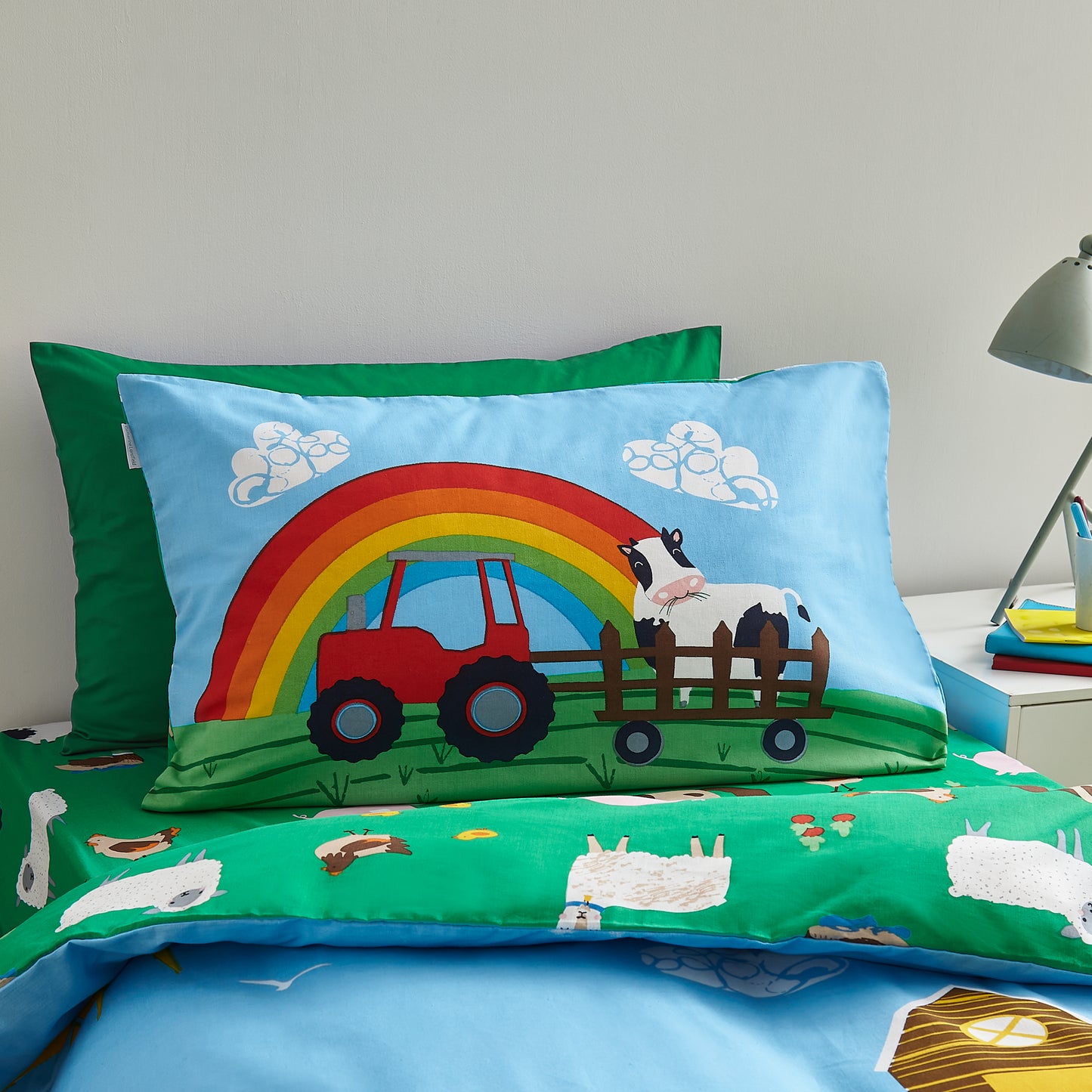 Catherine Lansfield Farmyard Animals Duvet Cover Set