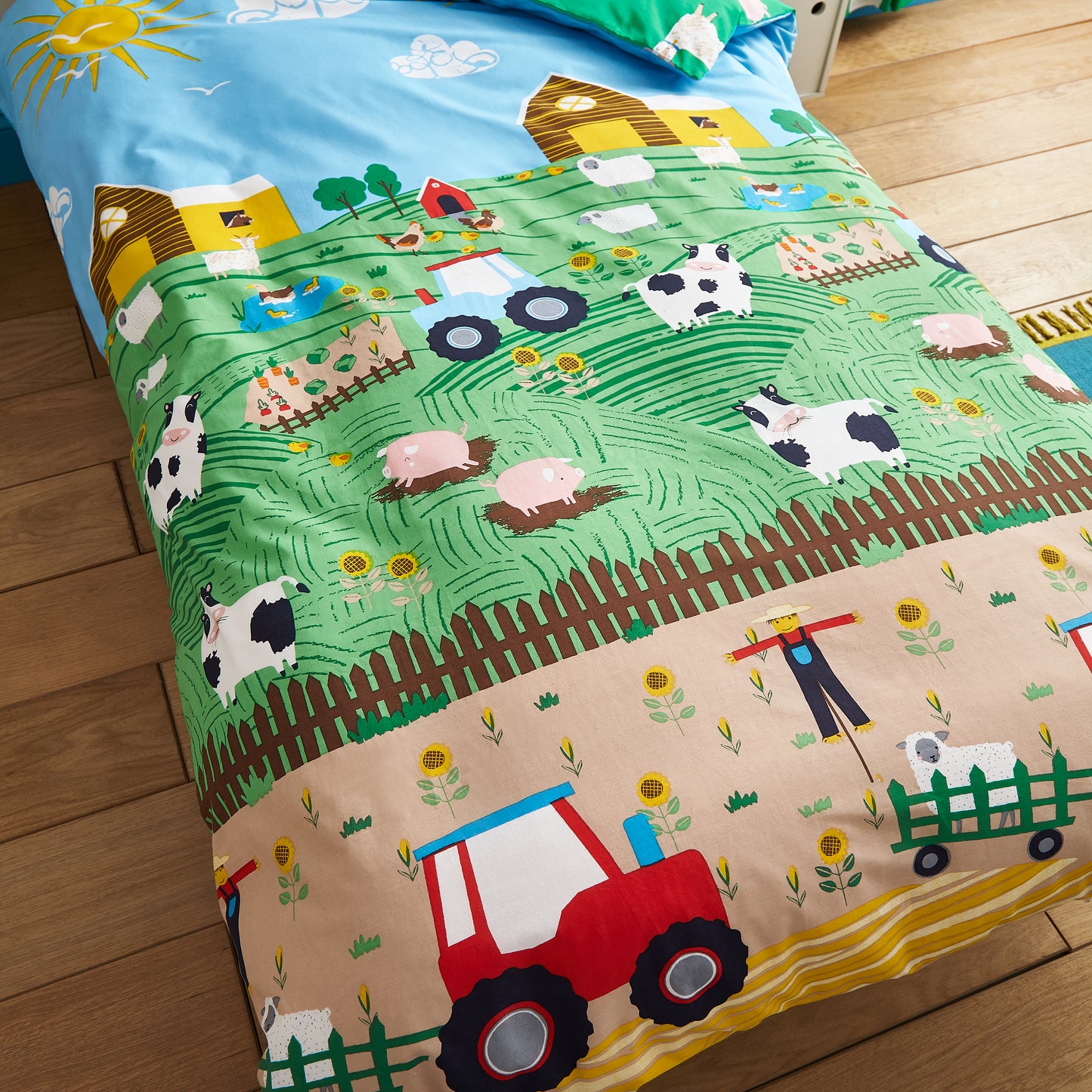 Catherine Lansfield Farmyard Animals Duvet Cover Set