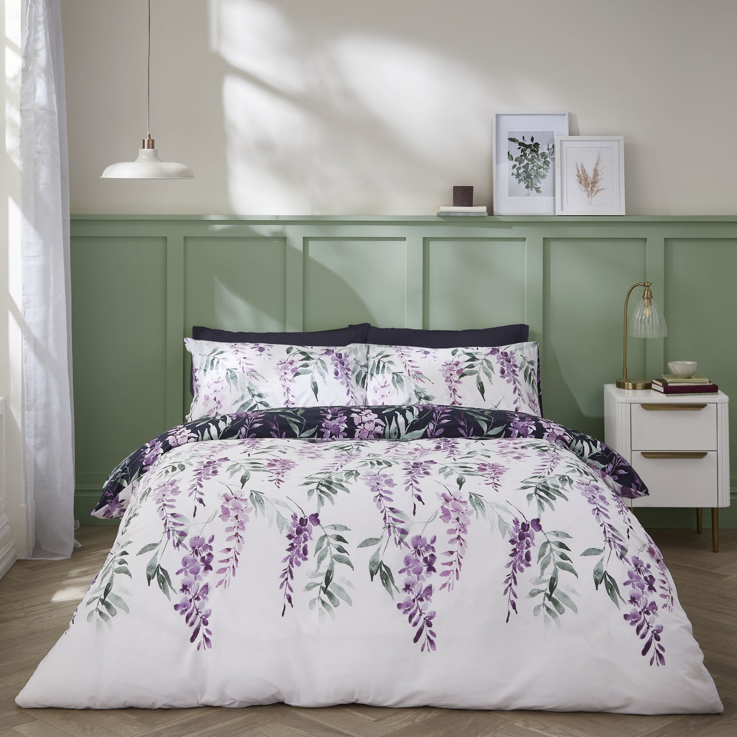 Catherine Lansfield Wisteria Duvet Cover Set