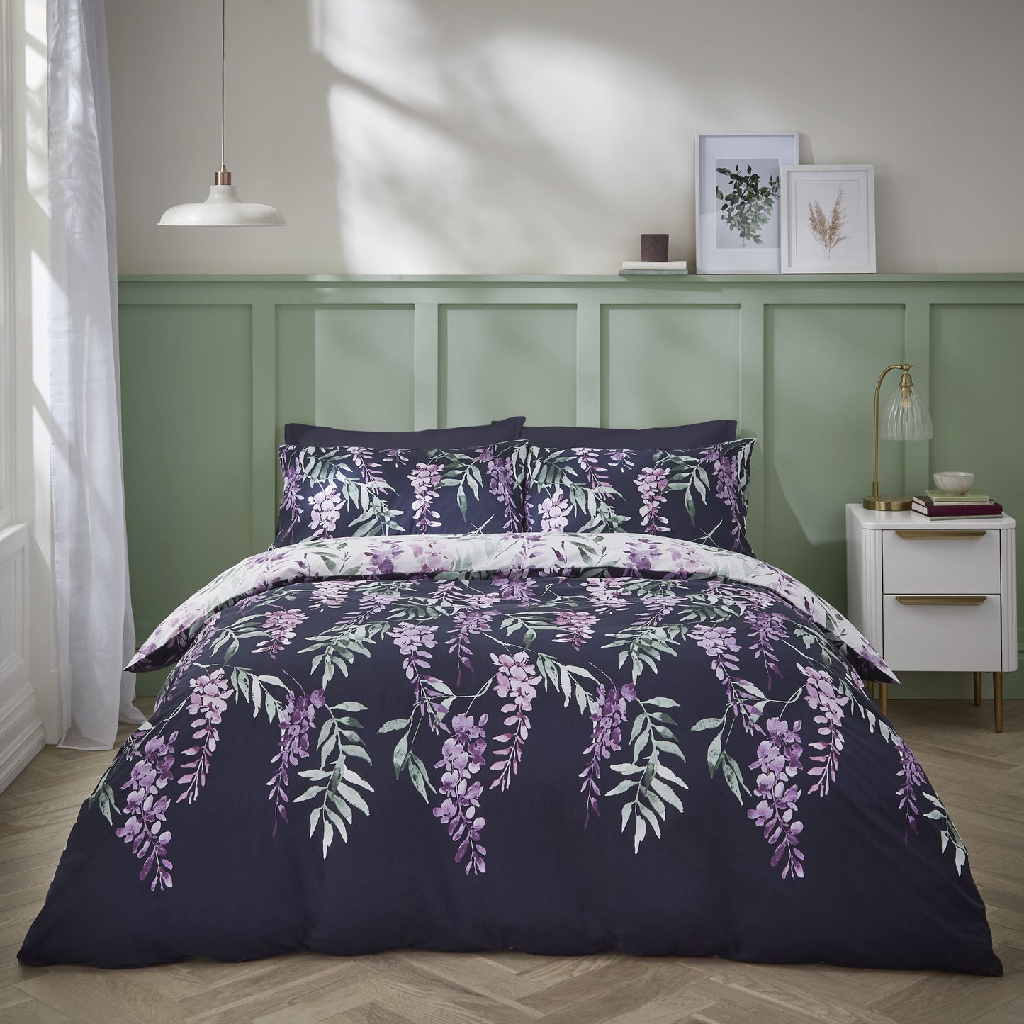 Catherine Lansfield Wisteria Duvet Cover Set