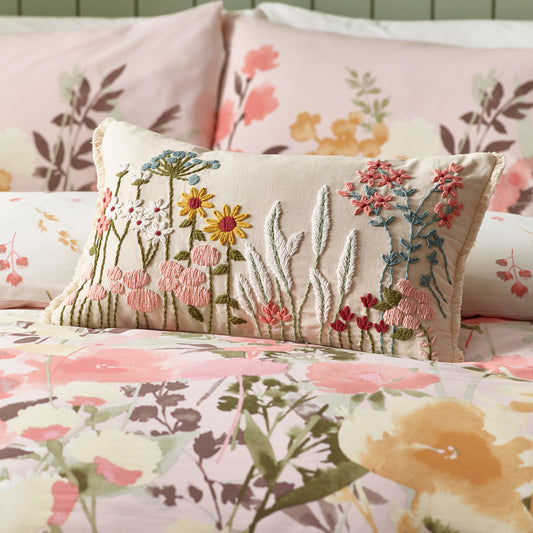 Catherine Lansfield Countryside Floral Filled Cushion