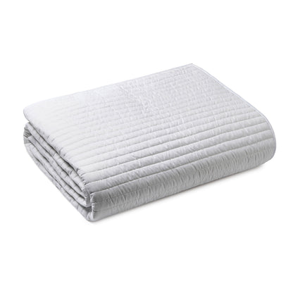 Bianca Quilted Lines Bedspread - White