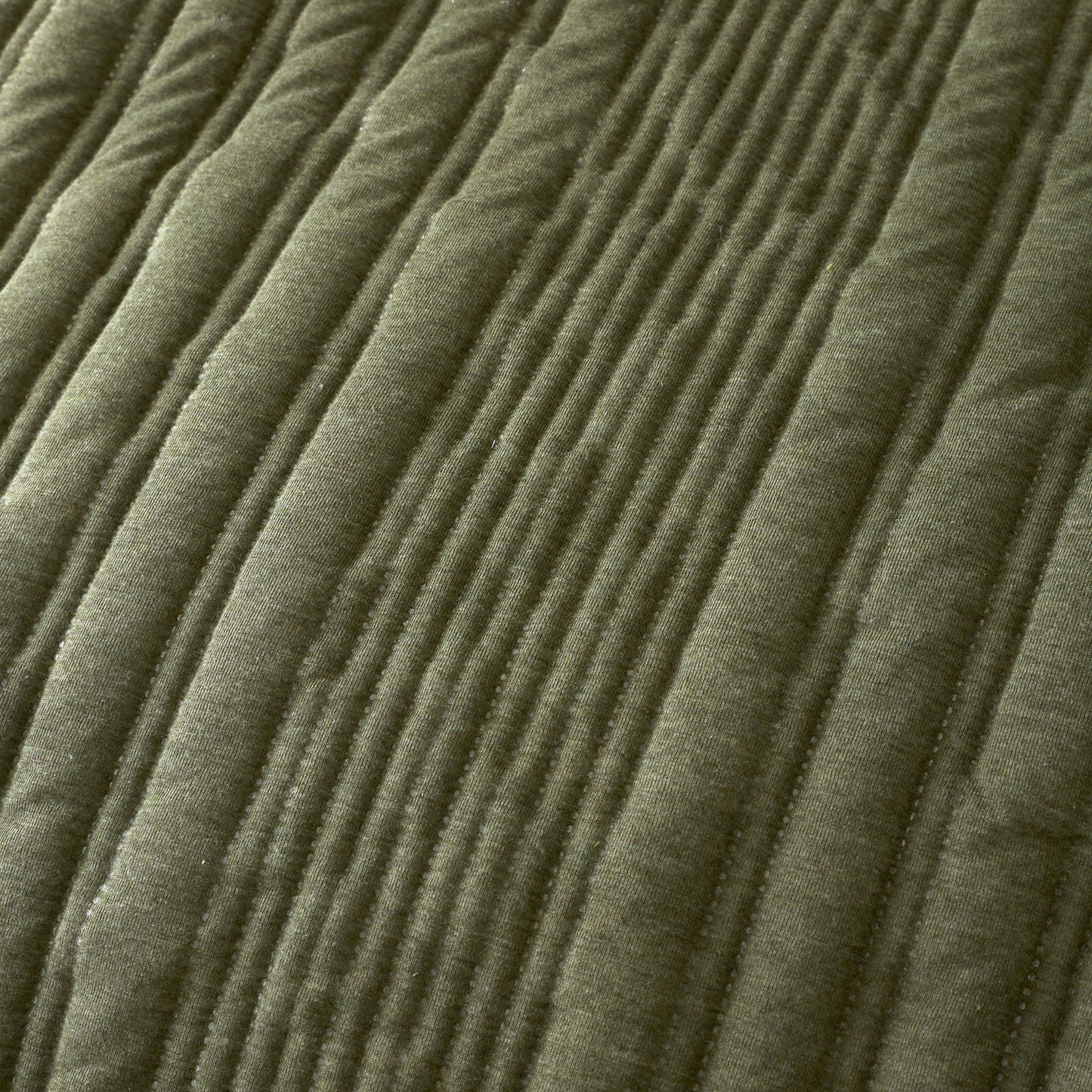 Pineapple Elephant Tamba Jersey Stripe Duvet Cover Set - Olive