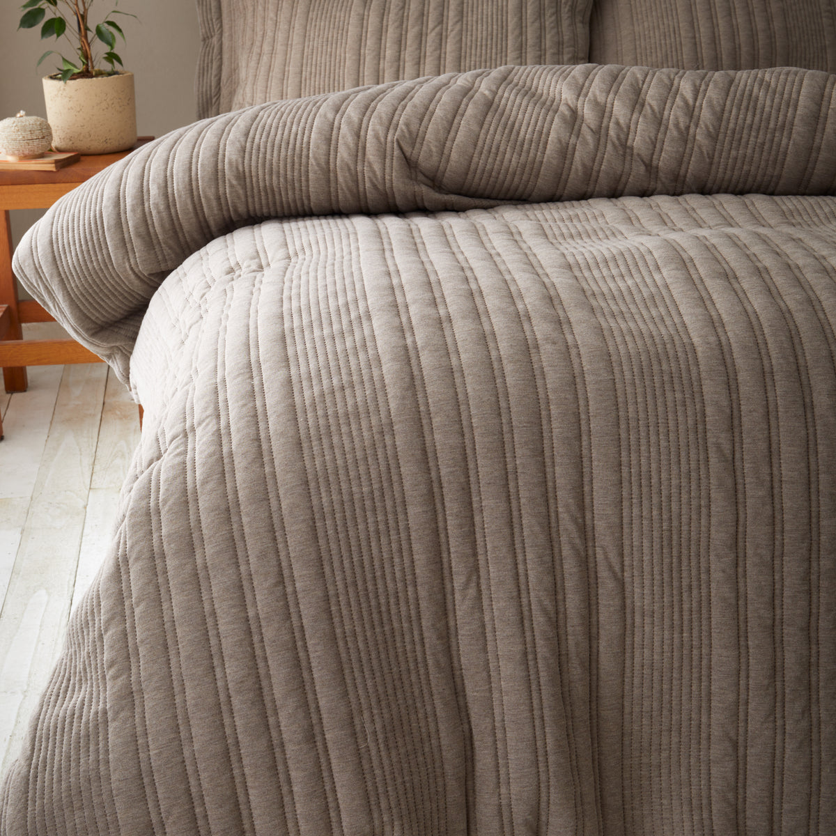 Pineapple Elephant Tamba Jersey Stripe Duvet Cover Set - Mole