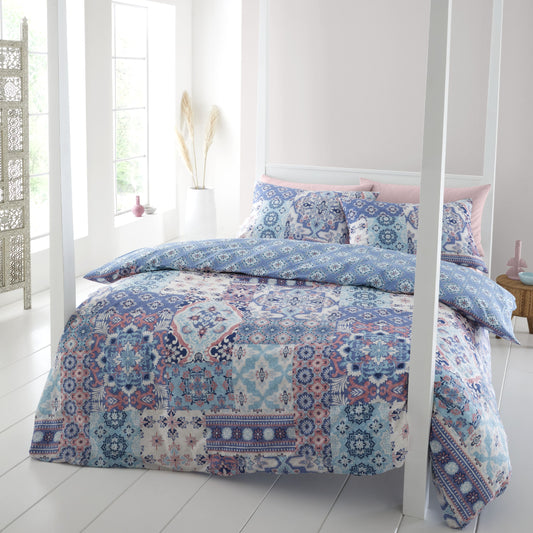 Catherine Lansfield Boho Patchwork Duvet Cover Set