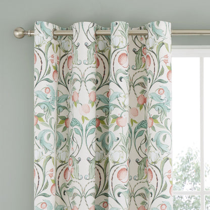 Catherine Lansfield Clarence Floral Eyelet Curtains