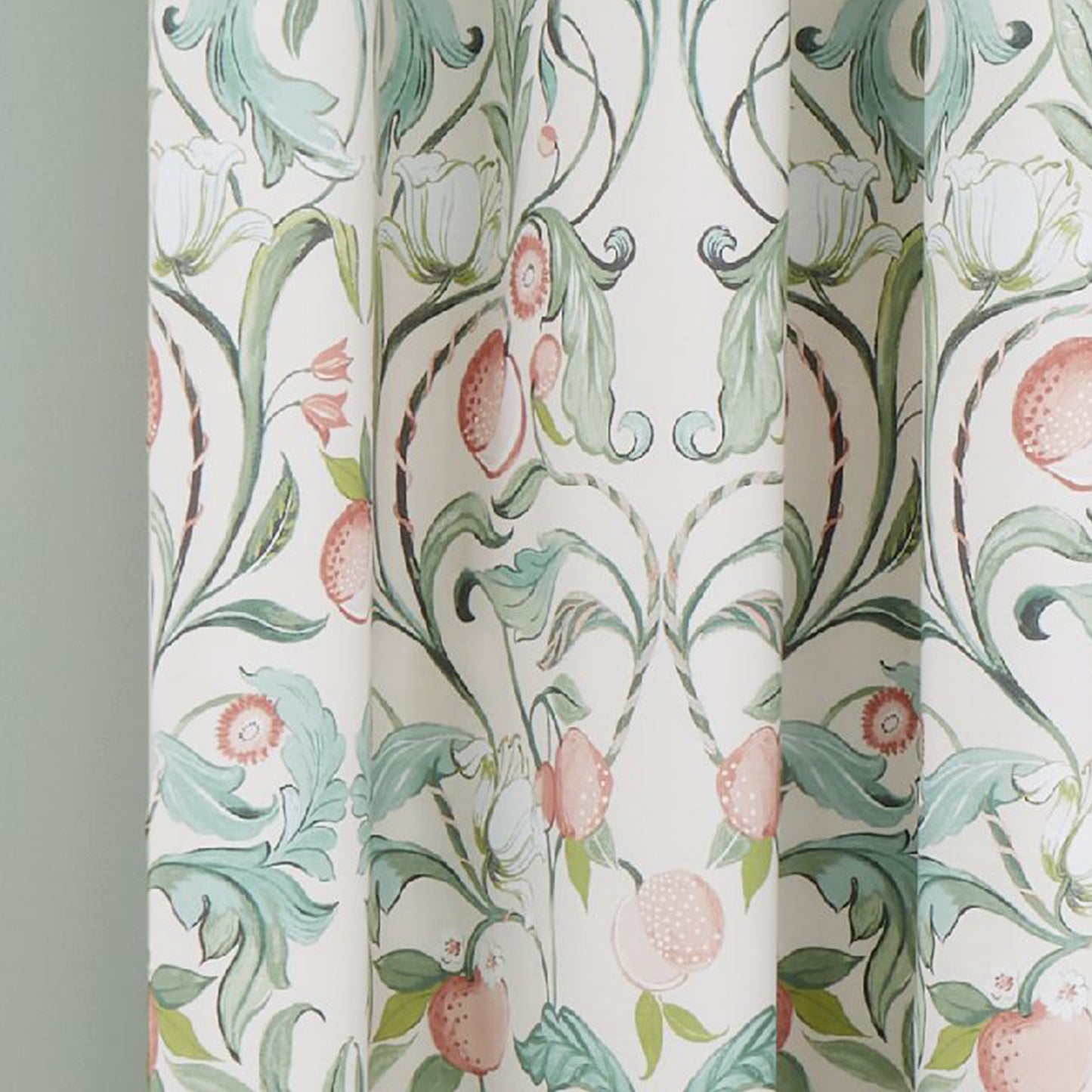 Catherine Lansfield Clarence Floral Eyelet Curtains