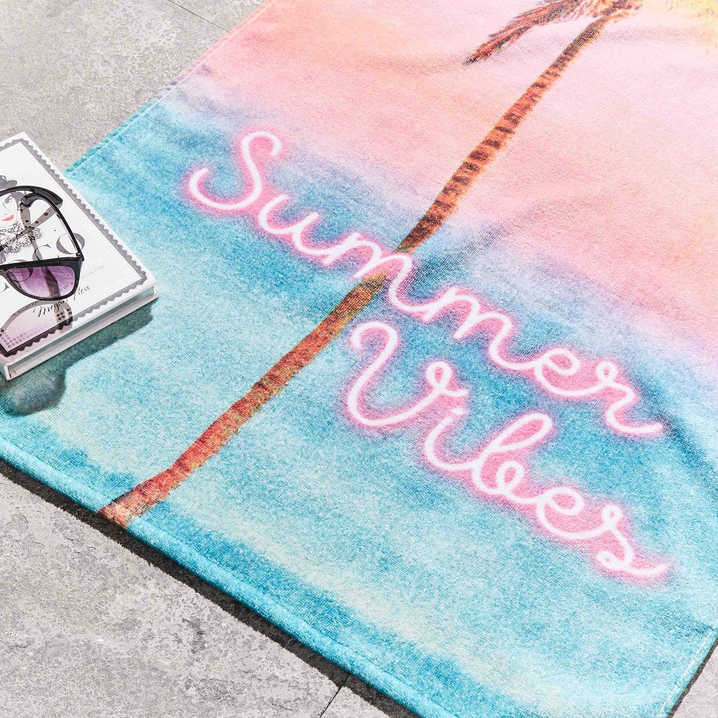 Sassy B Summer Vibes Beach Towel