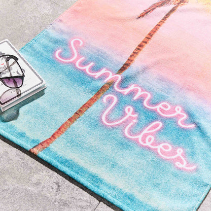 Sassy B Summer Vibes Beach Towel
