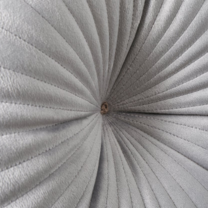 Catherine Lansfield Round Filled Cushion - Grey