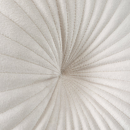 Catherine Lansfield Round Filled Cushion - Natural