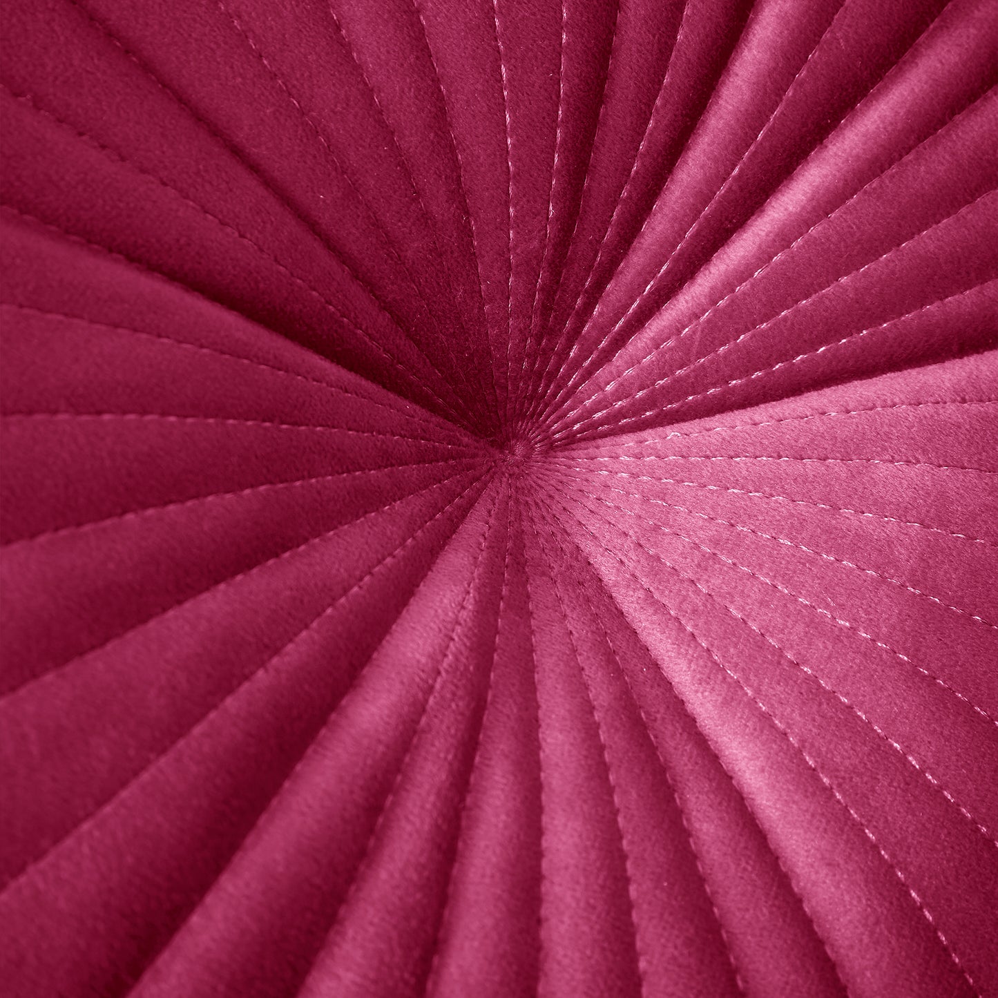 Catherine Lansfield Round Filled Cushion - Hot Pink
