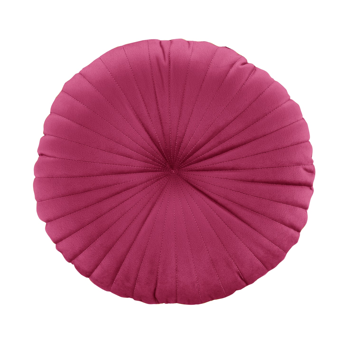 Catherine Lansfield Round Filled Cushion - Hot Pink