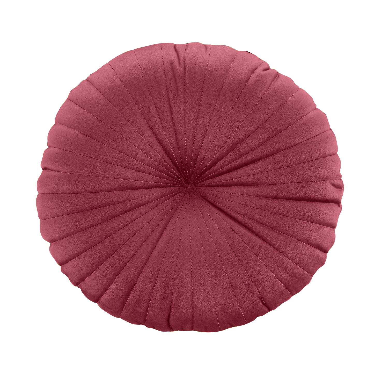 Catherine Lansfield Round Filled Cushion - Raspberry