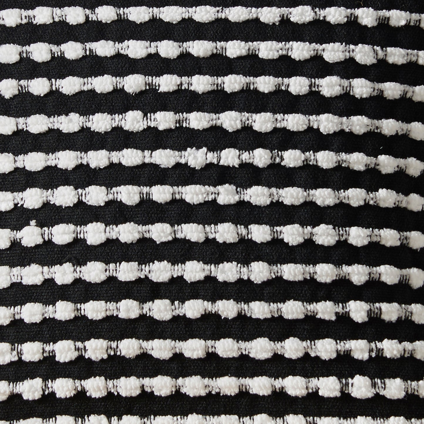 Catherine Lansfield Stab Stitch Filled Cushion - Black