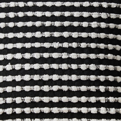 Catherine Lansfield Stab Stitch Filled Cushion - Black
