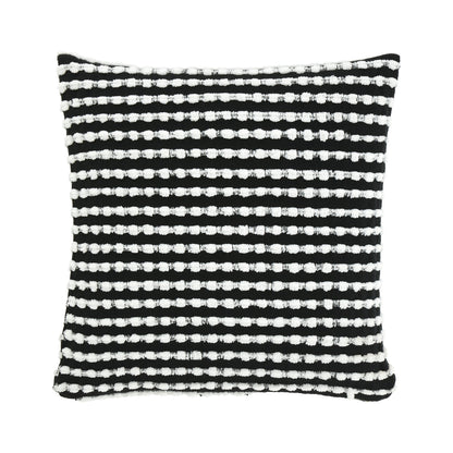 Catherine Lansfield Stab Stitch Filled Cushion - Black