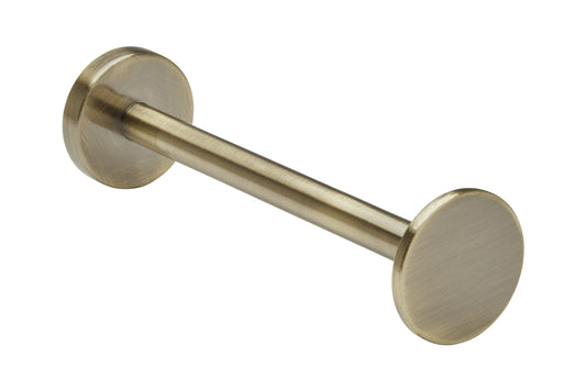 Hallis Neo Disc Metal Curtain Holdbacks (Pair) - Spun Brass
