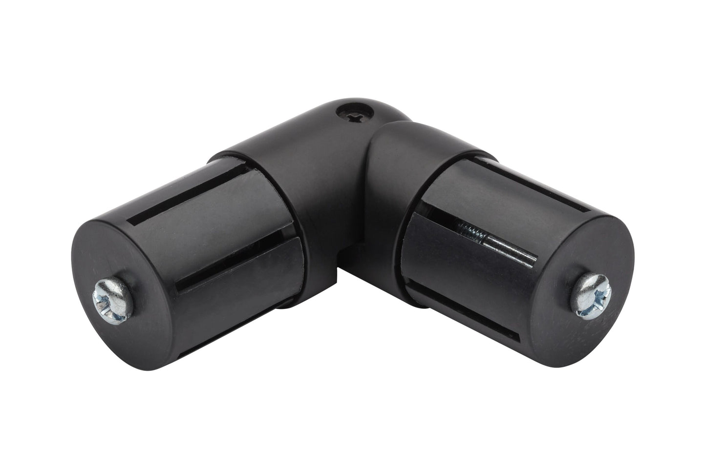 Hallis Neo 35mm Metal Curtain Pole Corner Joint - Matt Black