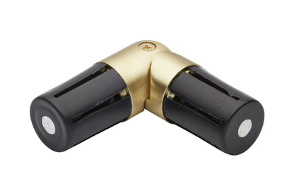 Hallis Neo 28mm Metal Curtain Pole Corner Joint - Gold