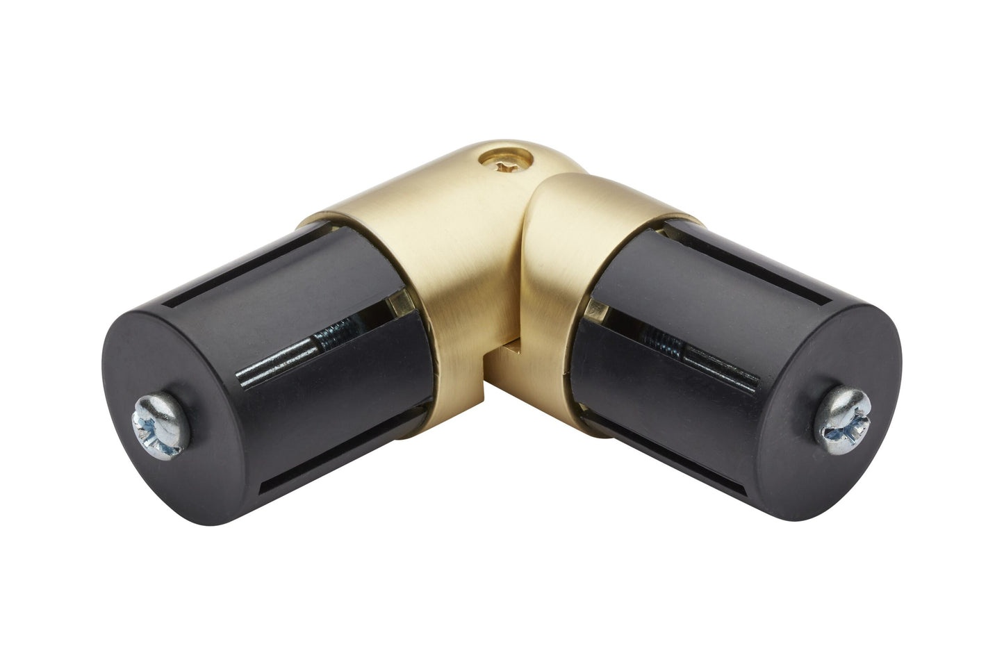 Hallis Neo 35mm Metal Curtain Pole Corner Joint - Gold
