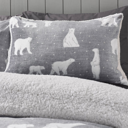 Catherine Lansfield Cosy Polar Bear Duvet Cover Set