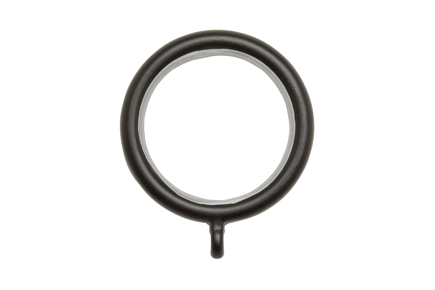 Hallis Neo 28mm Metal Curtain Rings (Pack of 6) - Matt Black