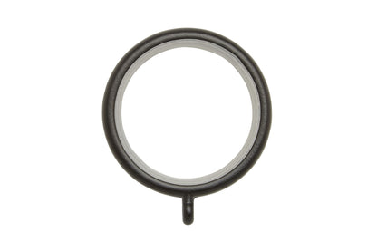 Hallis Neo 35mm Metal Curtain Rings (Pack of 6) - Matt Black
