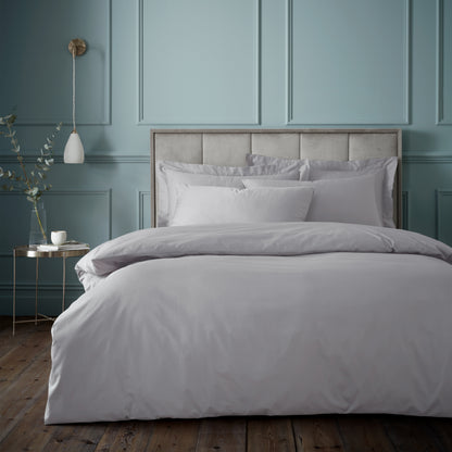 Bianca 180TC Egyptian Cotton Duvet Cover Set - Silver