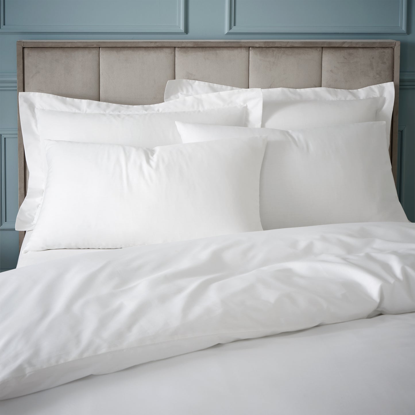 Bianca 180TC Egyptian Cotton Duvet Cover Set - White