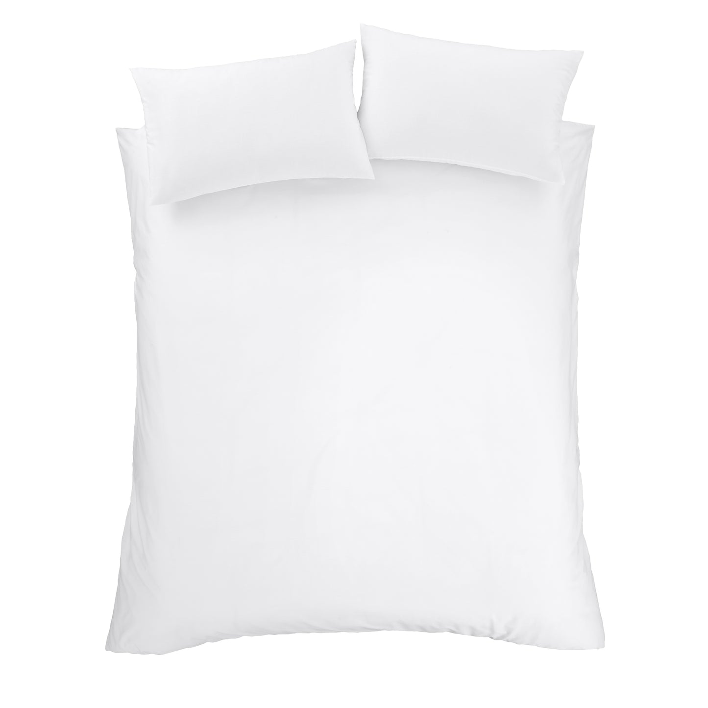 Bianca 180TC Egyptian Cotton Duvet Cover Set - White