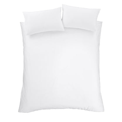 Bianca 180TC Egyptian Cotton Duvet Cover Set - White