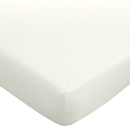 Bianca 180TC Egyptian Cotton Fitted Sheet - Cream