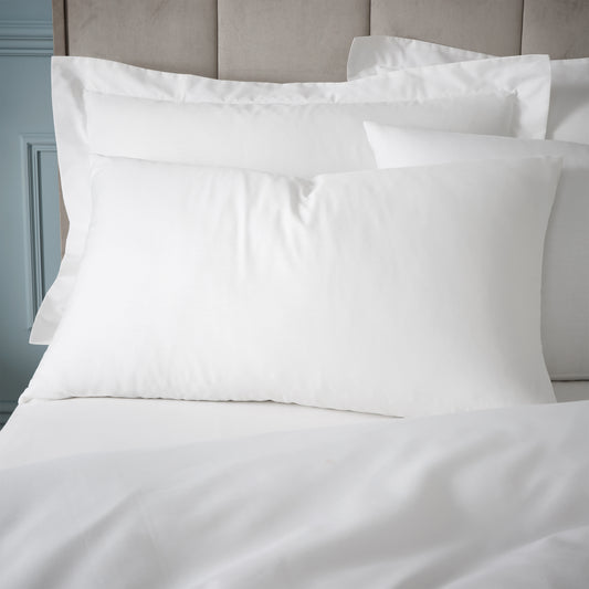 Bianca 180TC Egyptian Cotton Fitted Sheet - White