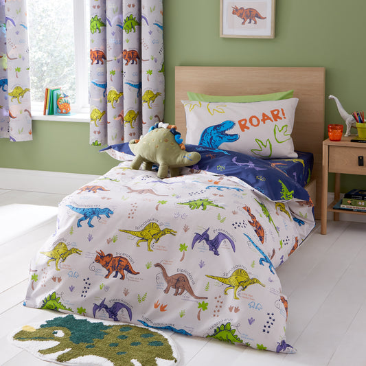 Catherine Lansfield Prehistoric Dinosaurs Duvet Cover Set