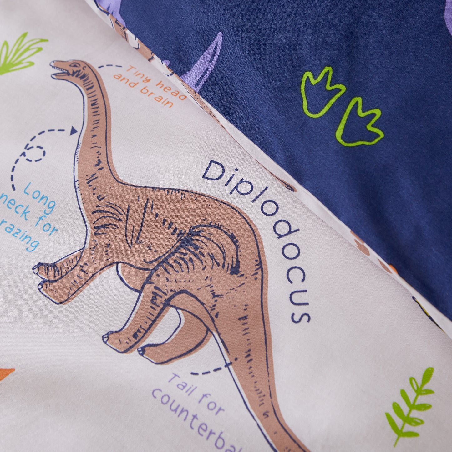 Catherine Lansfield Prehistoric Dinosaurs Duvet Cover Set