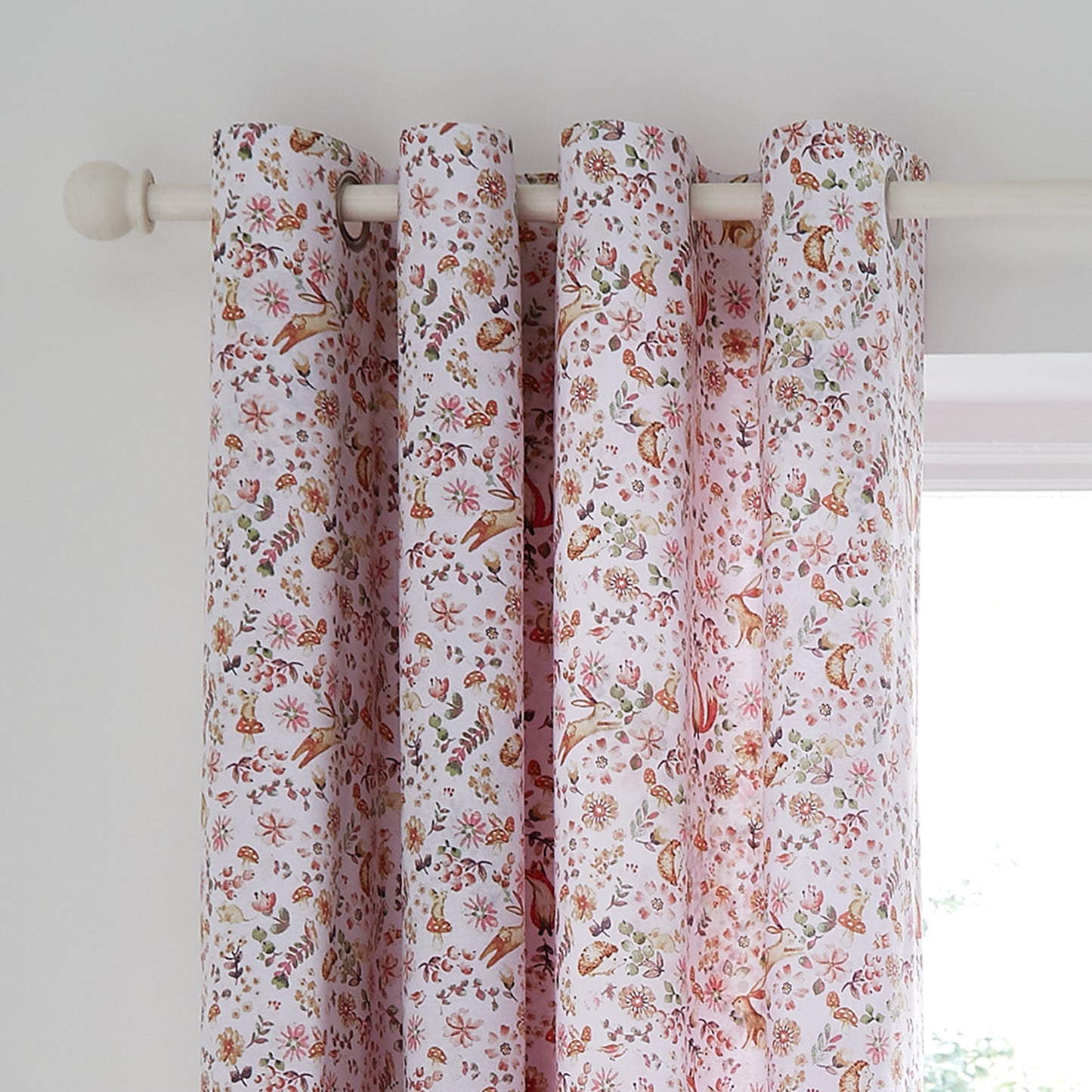 Catherine Lansfield Enchanted Butterfly Eyelet Curtains