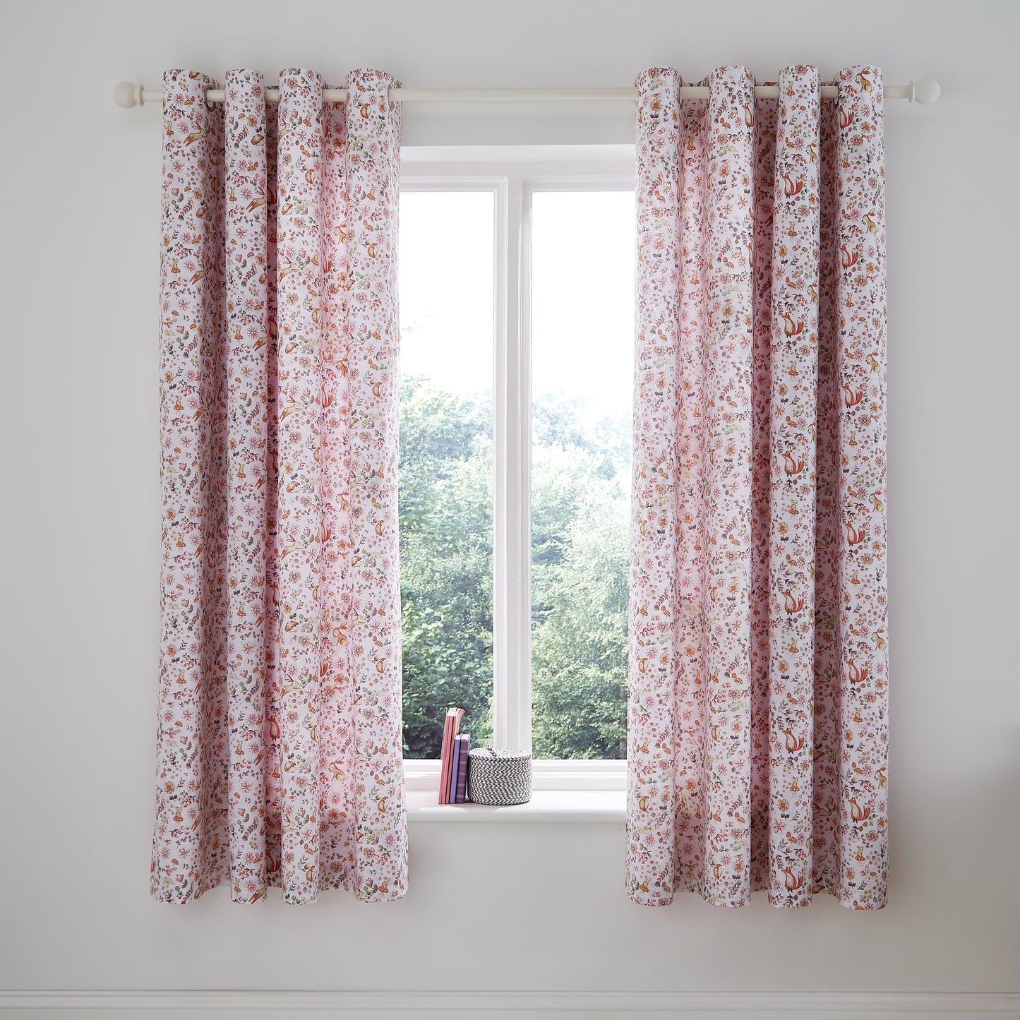 Catherine Lansfield Enchanted Butterfly Eyelet Curtains