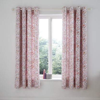 Catherine Lansfield Enchanted Butterfly Eyelet Curtains